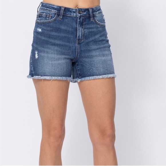 Judy Blue Pants - Judy Blue Hi Rise Cut Off Shorts